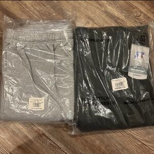 Russell Athletic Pro Cotton sweatpants Forest Green And Gray Sweatpants Size 9X